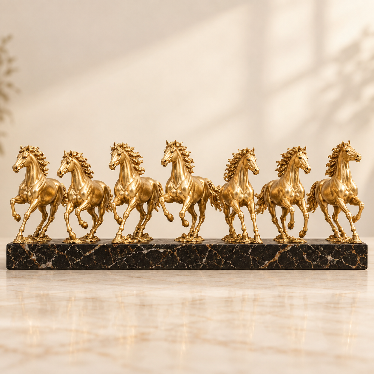 Seven Horse-Gold Leaf